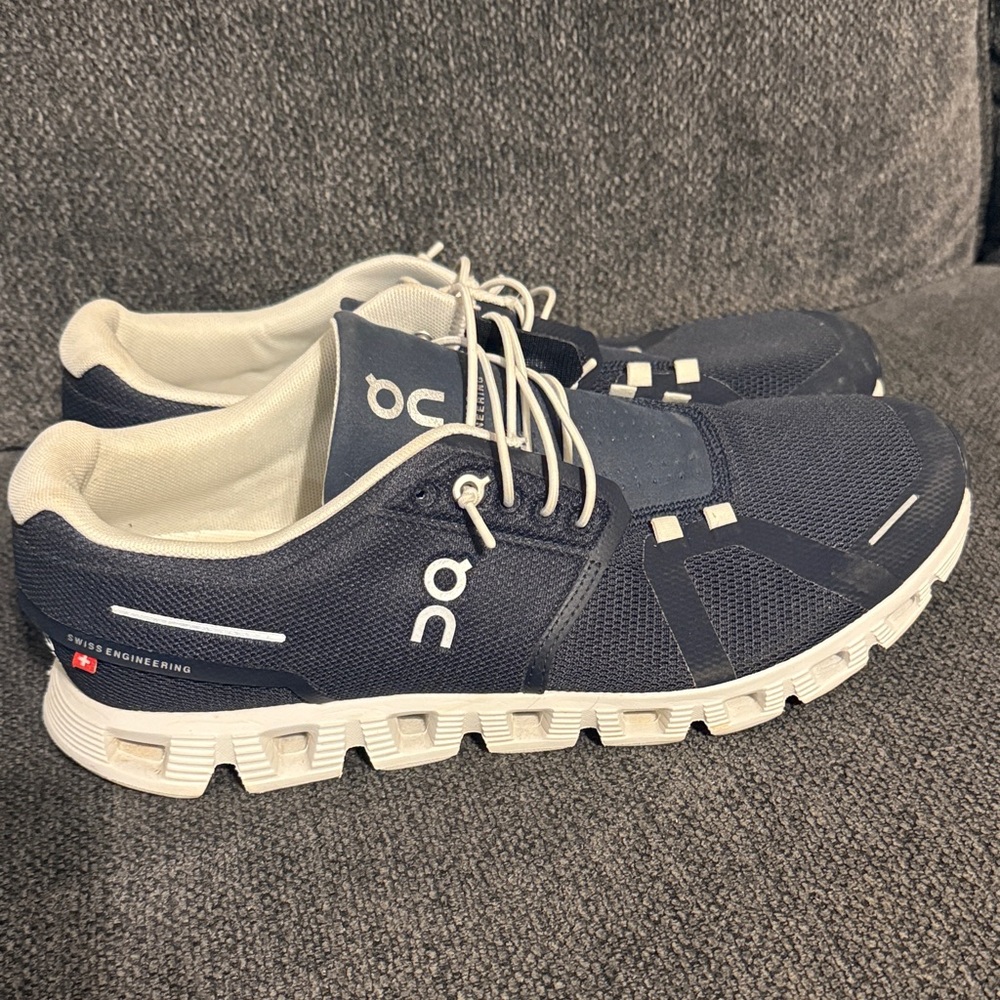 On Running Men's Dark Blue Athletic Shoes